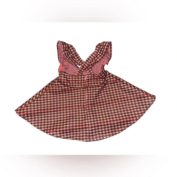 Baby Girls Jacquard Plaid Jumper 3-6 months - Picture 3 of 8